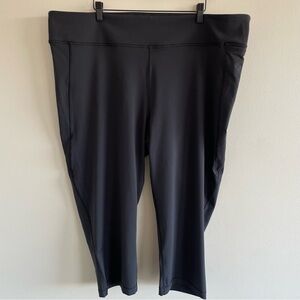 Reebok Women's Athletic Capri Leggings Size 4X Black